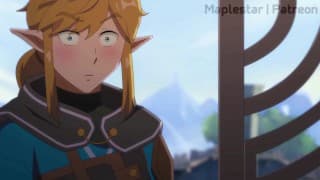 Link catches Purah working on her latest &quot;Invention&quot; 😳🦾💦