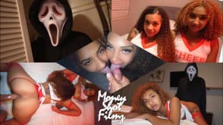 2 Teen Cheerleaders Get A Scary Surprise &amp; Get Dicked Down Like They Need To Be 😈🍆🥵