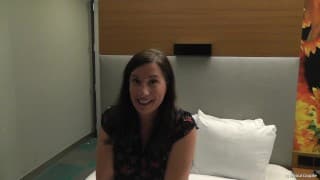 WIFE&#039;S INTERVIEW BEFORE SHE TAKES HER FIRST BBC!