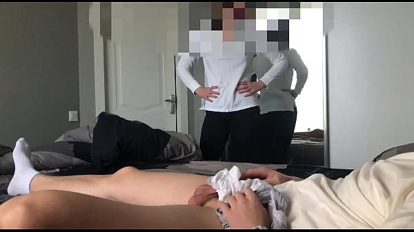 Stepsister lap me irregular turned with her worn and helped me cum